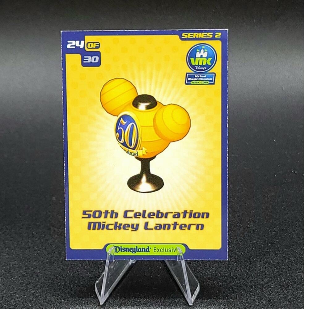 Rare Virtual Magic Kingdom VMK 50th Celebration Mickey Lantern
